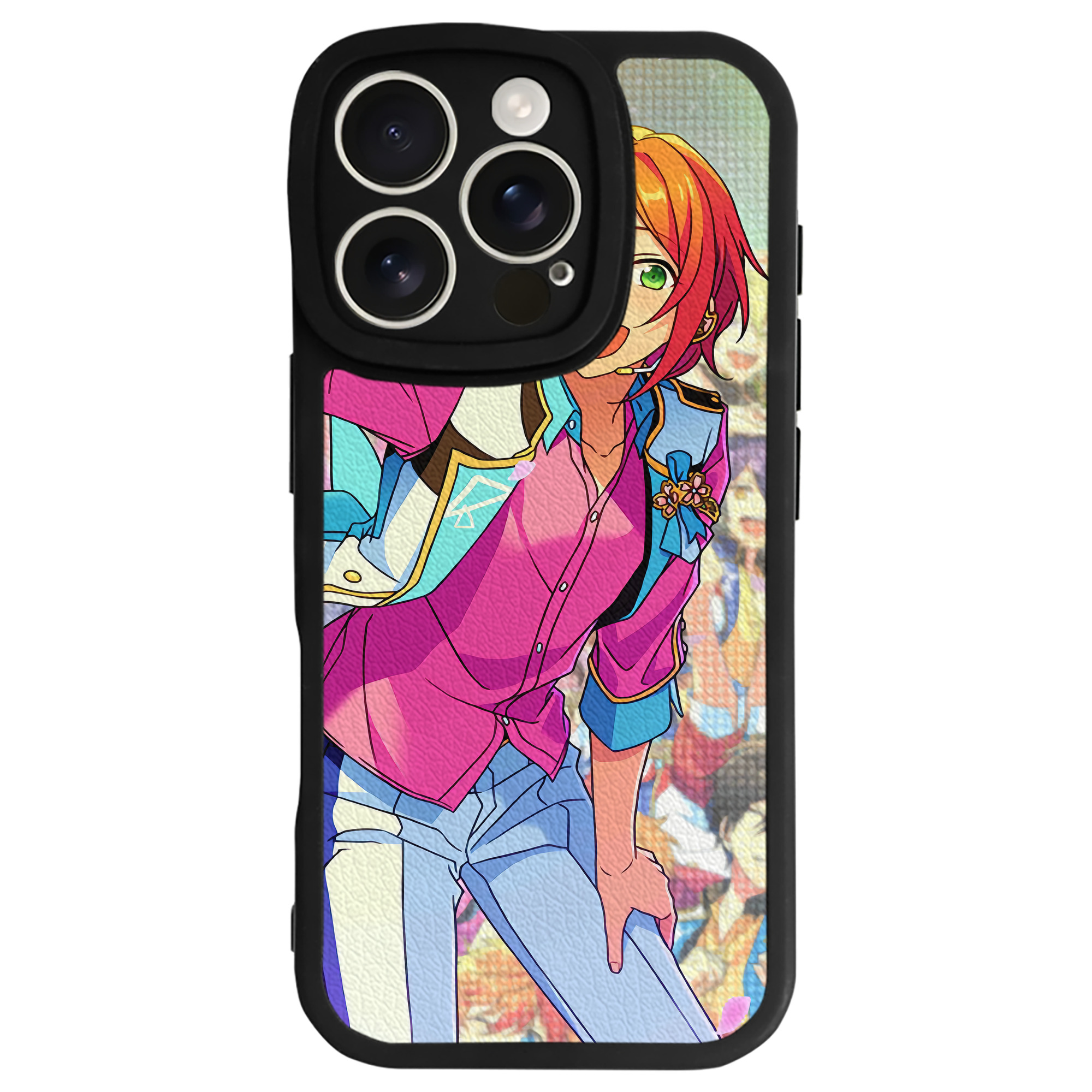 （画像用） あんさんぶるスターズ! Ensemble Stars 【iPhone 16シリーズ対応】シリコンスマホケース（レザー調） 材質：シリコン